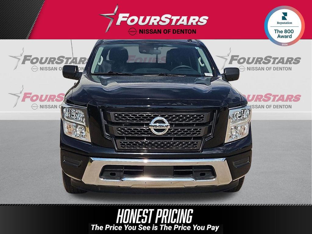 Super Black 2021 Nissan Titan Pickup Truck 4X2 9-Speed Automatic
