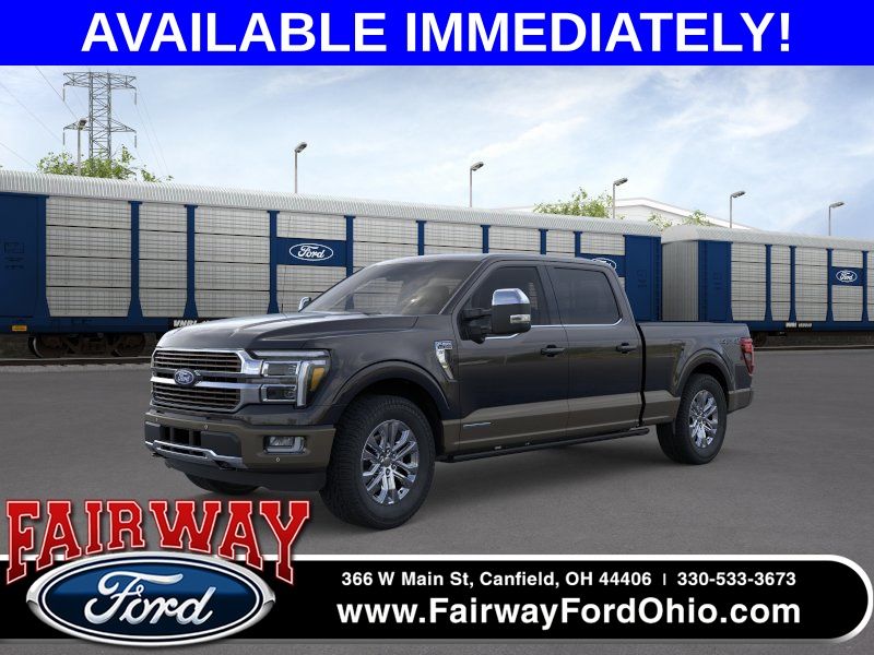 Agate Black Metallic 2026 Ford F-150 King Ranch SuperCrew 4WD Pickup Truck Four-Wheel Drive Automatic