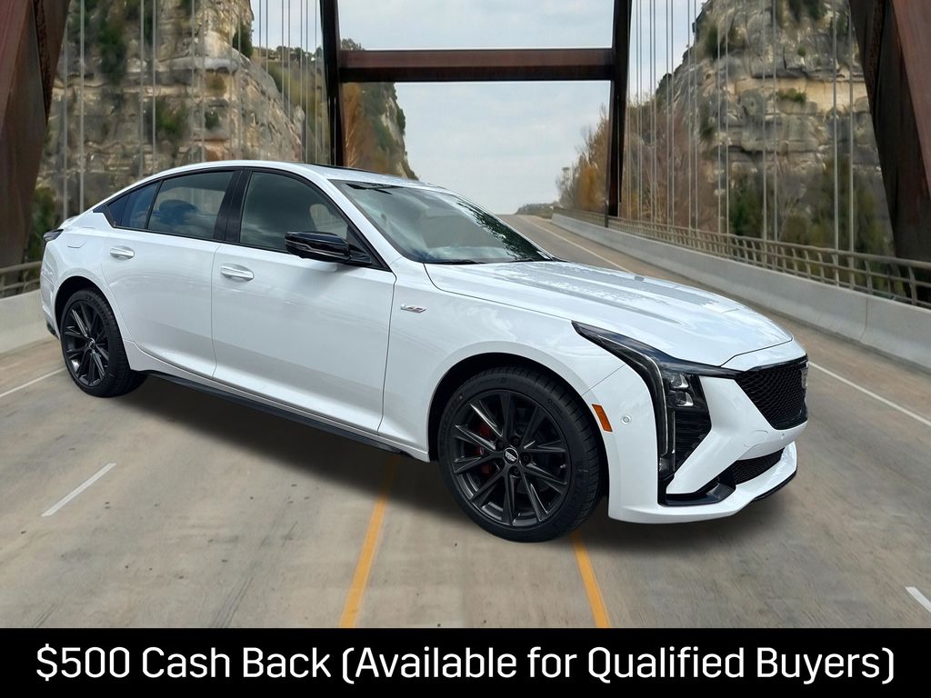 Summit White 2026 Cadillac CT5 V-Series AWD Sedan All-Wheel Drive Automatic