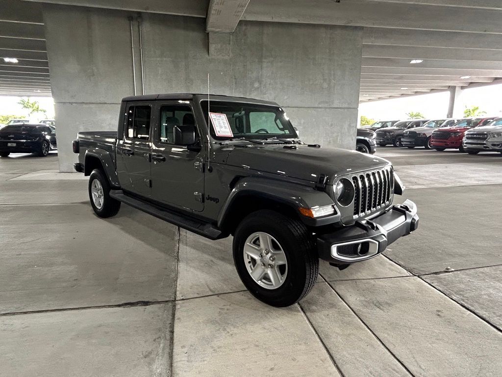 Certified 2022 Jeep Gladiator Sport S with VIN 1C6HJTAG7NL149127 for sale in Miami, FL