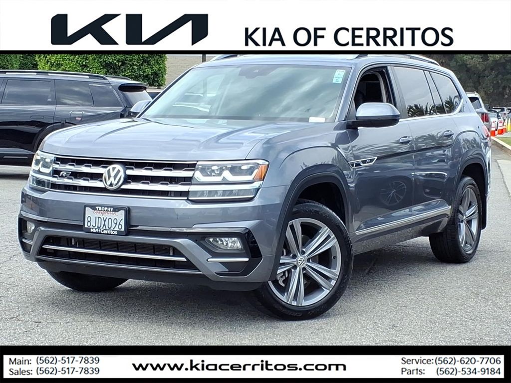 Platinum Gray Metallic 2019 Volkswagen Atlas SUV / Crossover All-Wheel Drive 8-Speed Automatic