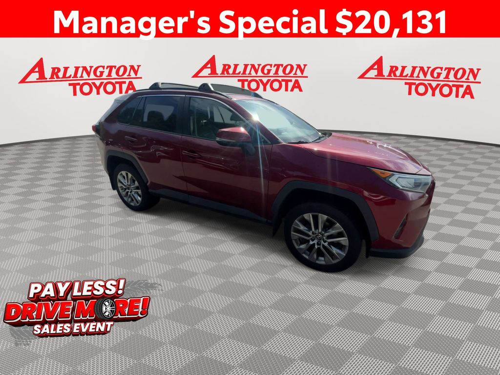 Red (Ruby Flare Pearl) 2019 Toyota RAV4 SUV / Crossover All-Wheel Drive 8-Speed Automatic
