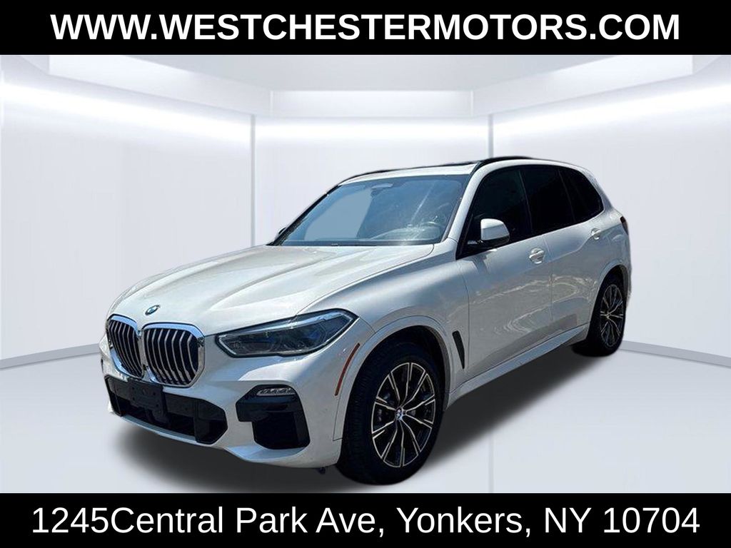 White Metallic 2019 BMW X5 SUV / Crossover All-Wheel Drive 8-Speed Automatic