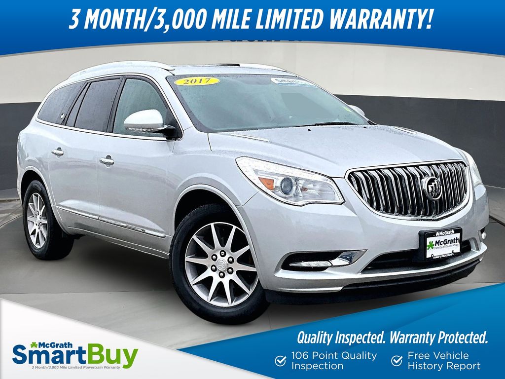 Quicksilver Metallic 2017 Buick Enclave SUV / Crossover All-Wheel Drive 6-Speed Automatic Overdrive