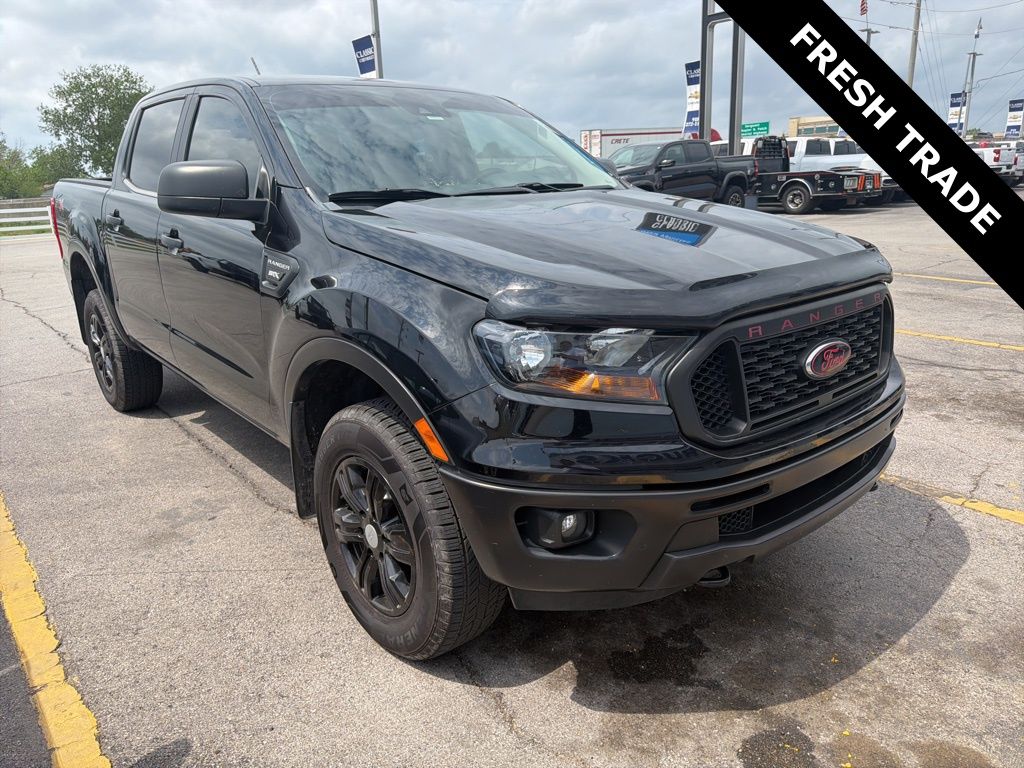 Shadow Black 2020 Ford Ranger XL SuperCrew 4WD Pickup Truck Four-Wheel Drive Automatic