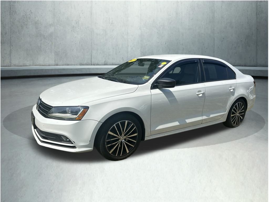 Pure White 2017 Volkswagen Jetta Sedan Front-Wheel Drive 6-Speed Automatic