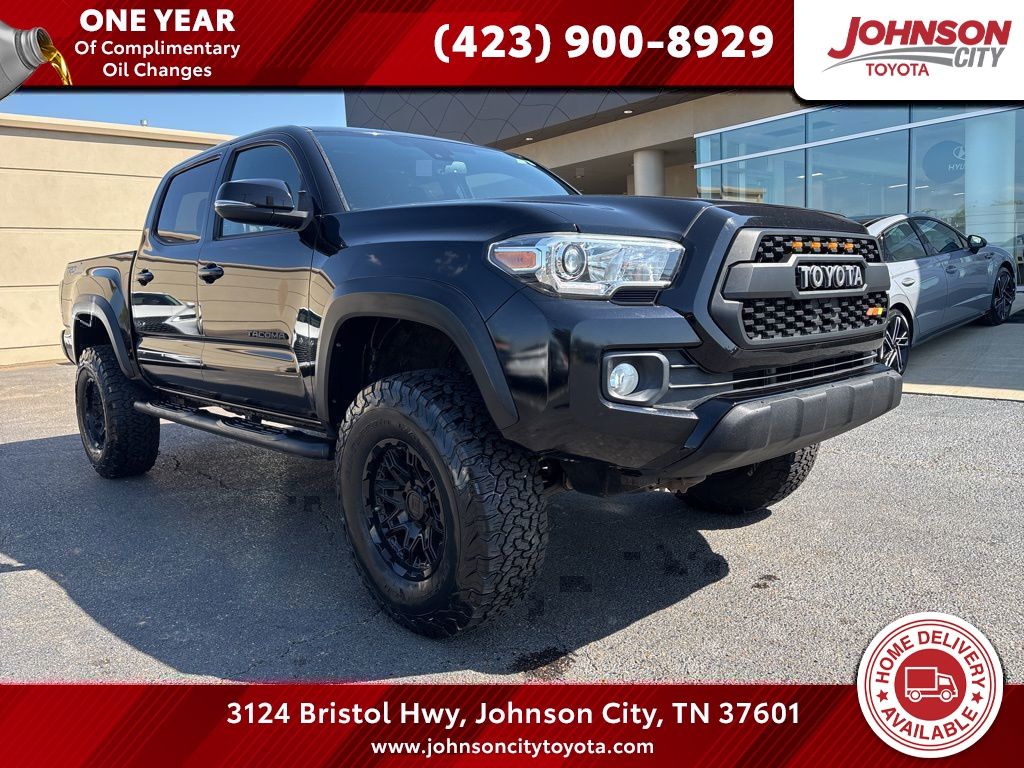 Midnight Black Metallic 2020 Toyota Tacoma TRD Off Road Double Cab 4WD Pickup Truck Four-Wheel Drive 6-Speed Automatic