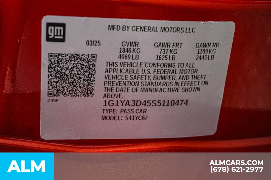 Used 2025 Red Chevrolet Stingray image 68