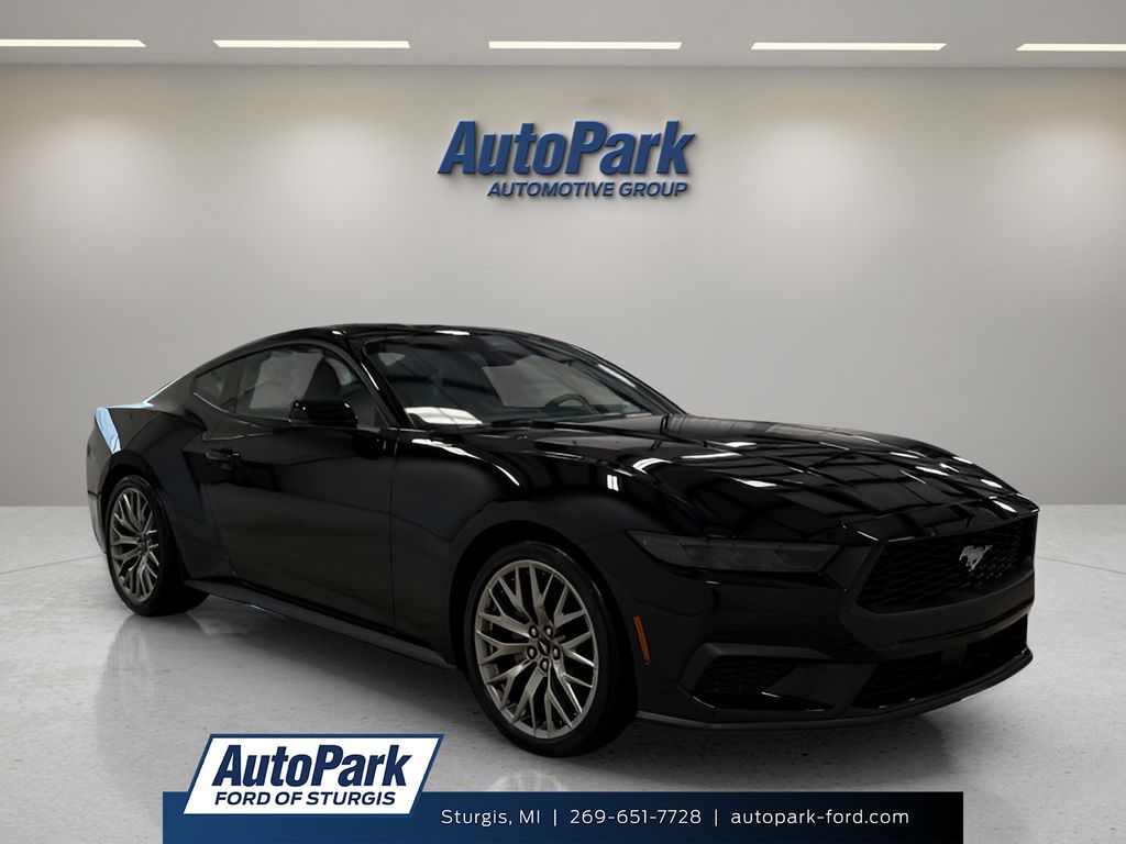 Shadow Black 2026 Ford Mustang Coupe Rear-Wheel Drive Automatic