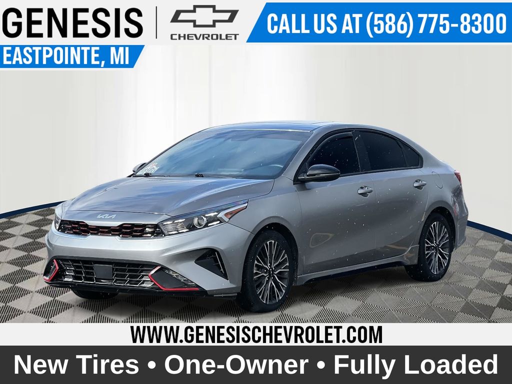 Steel Gray 2023 Kia Forte Sedan Front-Wheel Drive Continuously Variable Transmission