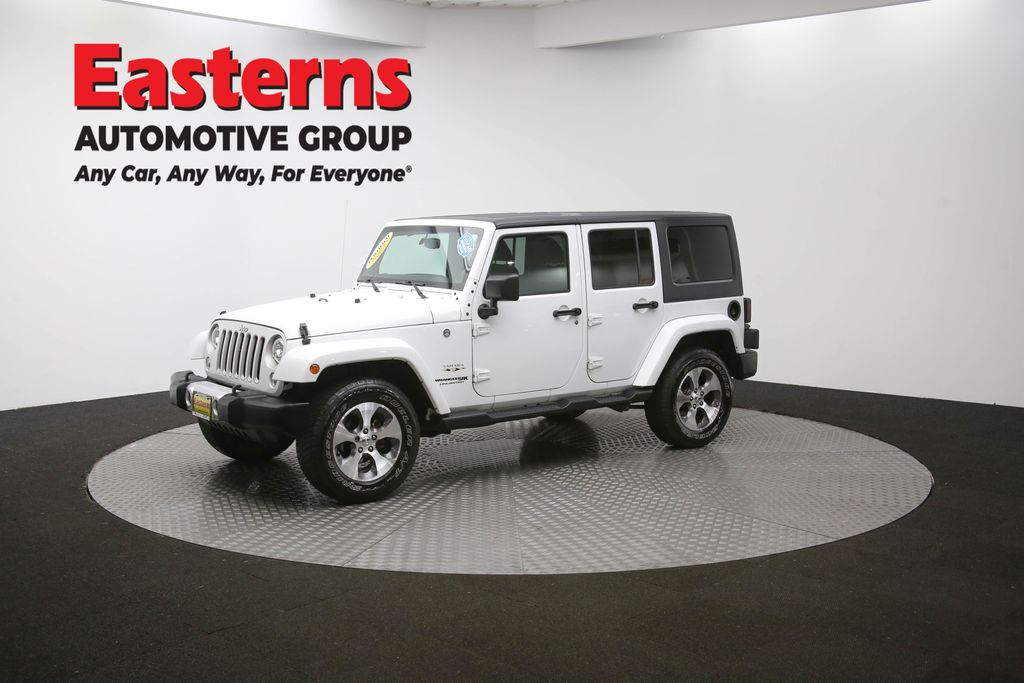 Used 2018 White Jeep Unlimited Sahara image 55