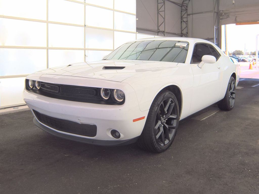 White 2023 Dodge Challenger Coupe Rear-Wheel Drive 8-Speed Automatic