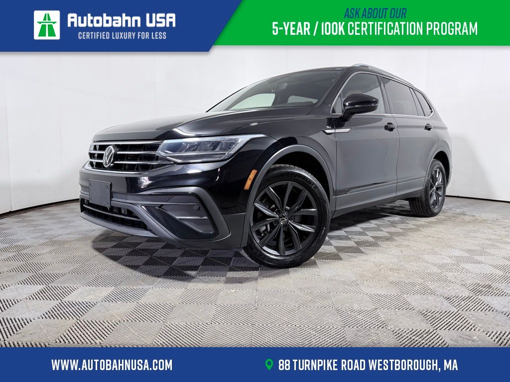 Black 2022 Volkswagen Tiguan SE 4Motion SUV / Crossover All-Wheel Drive 8-Speed Automatic