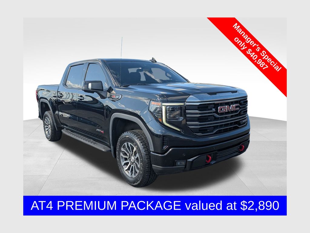Onyx Black 2022 GMC Sierra 1500 Pickup Truck Four-Wheel Drive Automatic