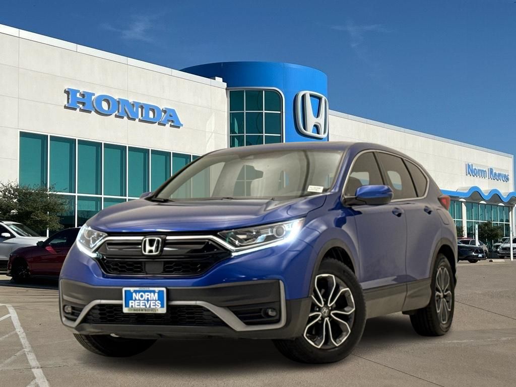 Aegean Blue Metallic 2020 Honda CR-V SUV / Crossover Front-Wheel Drive Continuously Variable Transmission