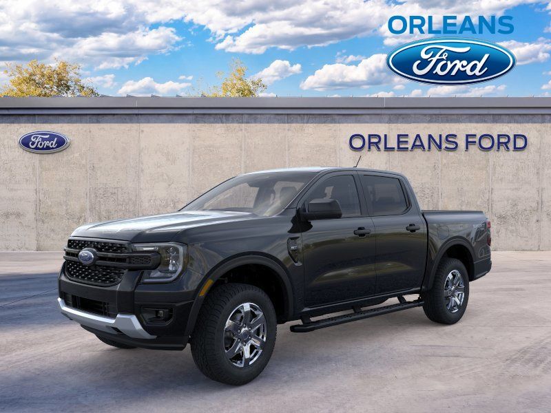 Shadow Black 2026 Ford Ranger Pickup Truck Four-Wheel Drive Automatic