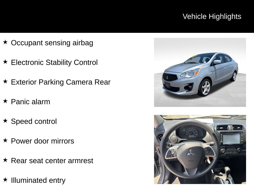 Used 2020 Mitsubishi Mirage G4 Sedan