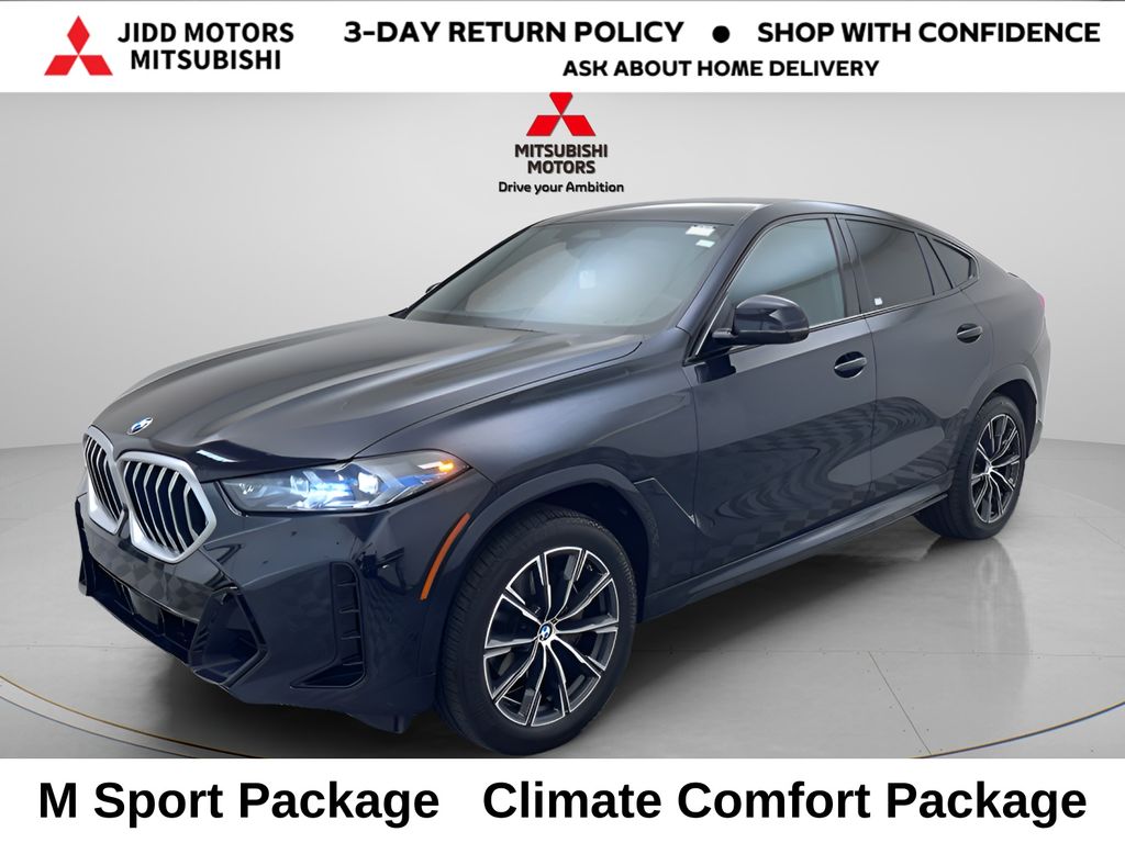 Carbon Black Metallic 2025 BMW X6 SUV / Crossover All-Wheel Drive 8-Speed Automatic