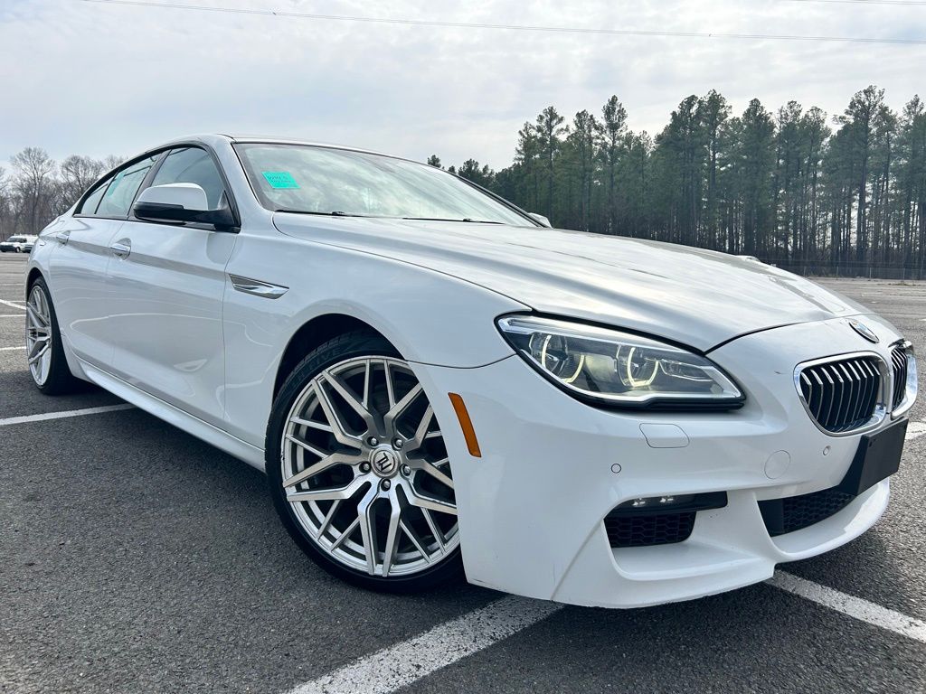 Alpine White 2018 BMW 6 Series 640i xDrive Gran Coupe AWD Sedan All-Wheel Drive 8-Speed Automatic