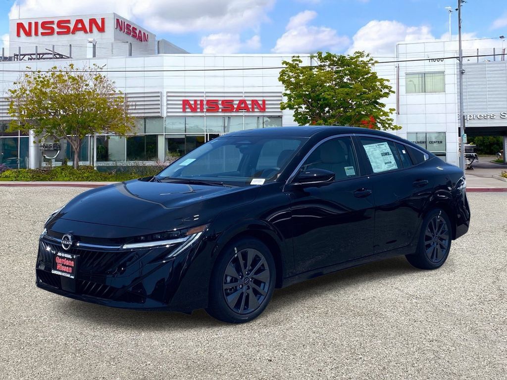 Super Black 2026 Nissan Sentra Sedan Front-Wheel Drive Continuously Variable Transmission