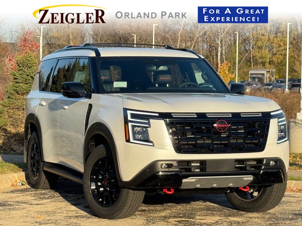 Aspen White Tricoat 2026 Nissan Armada SUV / Crossover Four-Wheel Drive 9-Speed Automatic