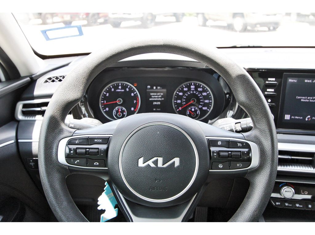 2023 Kia K5 LXS White at DeMontrond Auto Country