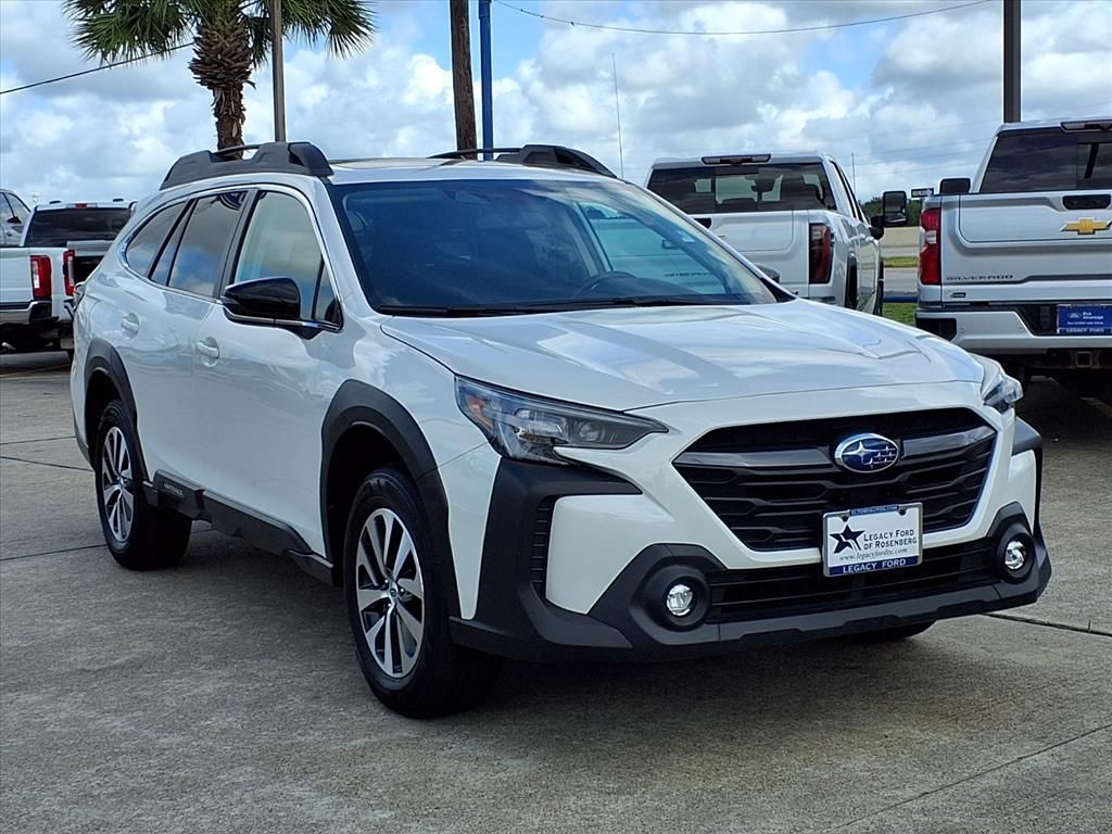 2025 Subaru Outback Premium White at AutoSavvy Houston Northwest