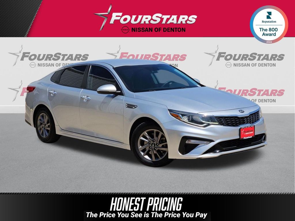 Sparkling Silver 2020 Kia Optima Sedan Front-Wheel Drive 6-Speed Automatic