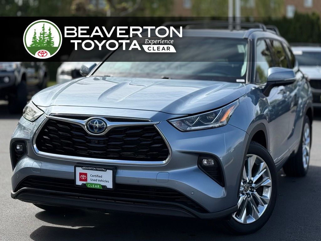Moon Dust 2023 Toyota Highlander Hybrid Limited AWD SUV / Crossover All-Wheel Drive Continuously Variable Transmission