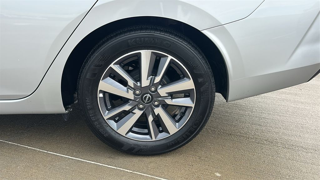 2025 Nissan Versa 1.6 SV Silver at South Houston Nissan