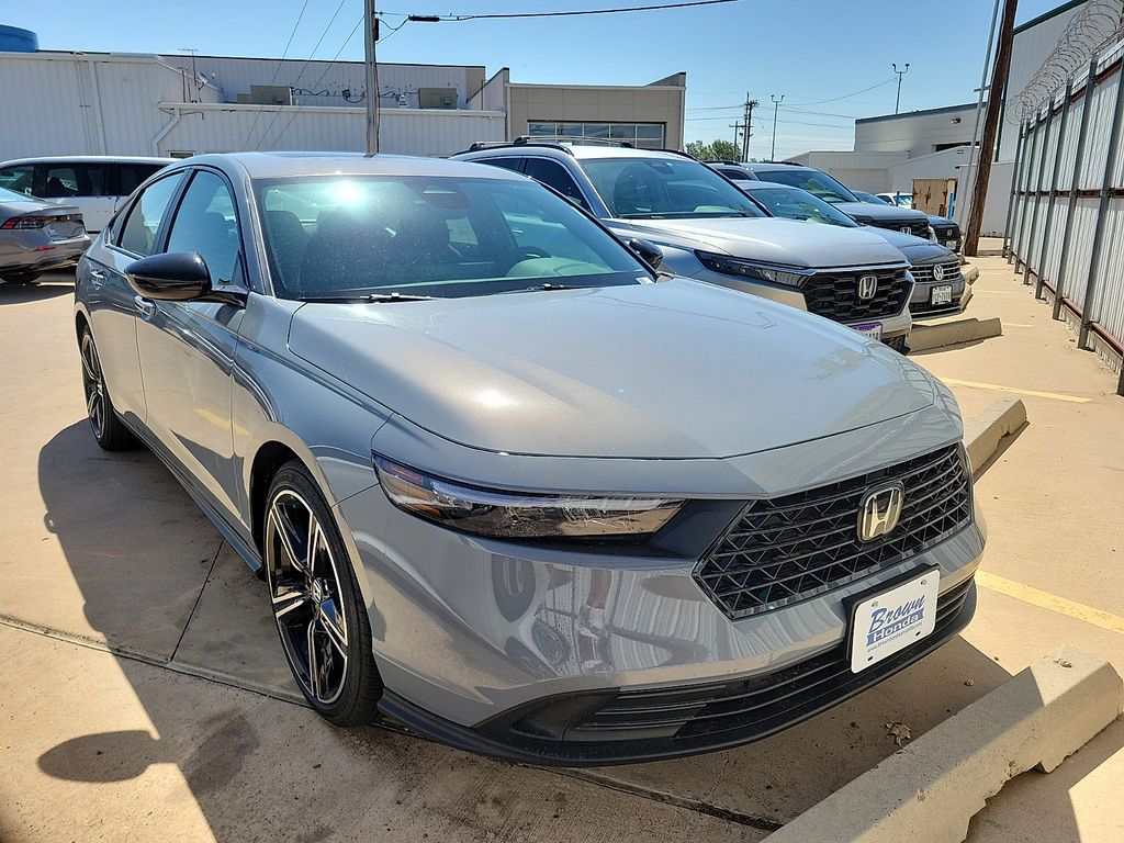Urban Gray Pearl 2026 Honda Accord Hybrid Sedan Front-Wheel Drive Continuously Variable Transmission