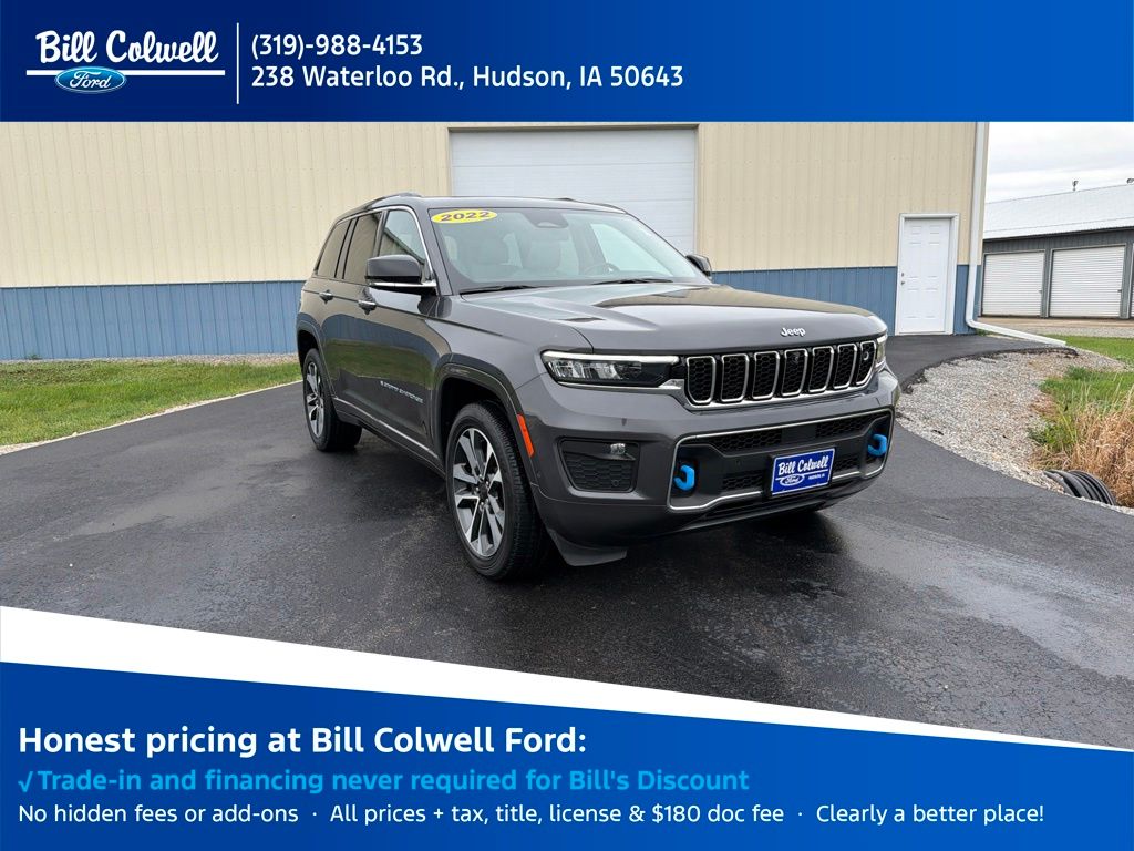 Baltic Gray Metallic Clearcoat 2022 Jeep Grand Cherokee 4xe SUV / Crossover Four-Wheel Drive 8-Speed Automatic