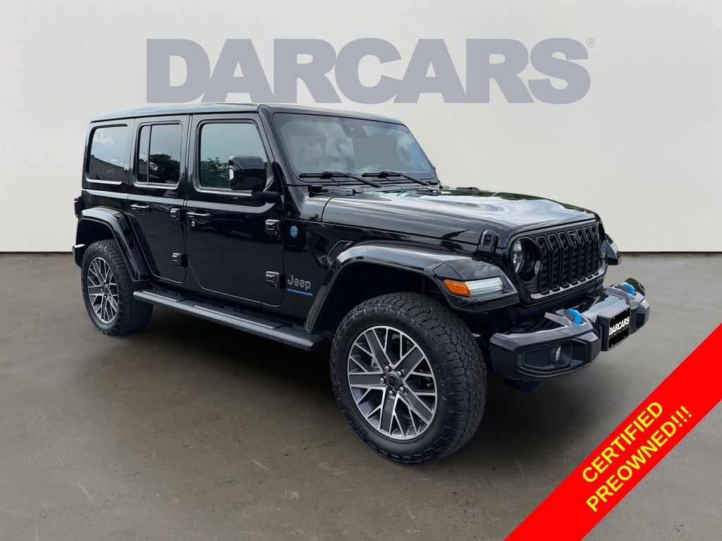 Black Clearcoat 2024 Jeep Wrangler 4xe SUV / Crossover Four-Wheel Drive 8-Speed Automatic