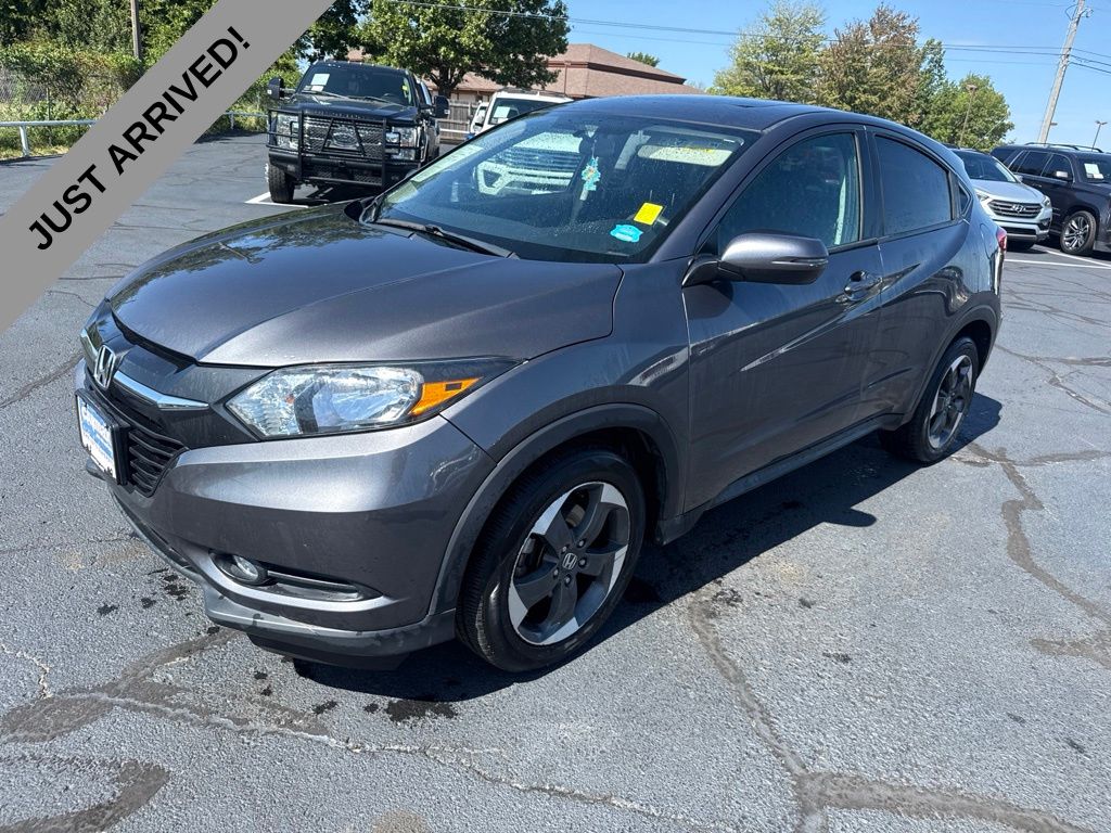 Gray 2018 Honda HR-V SUV / Crossover All-Wheel Drive Continuously Variable Transmission