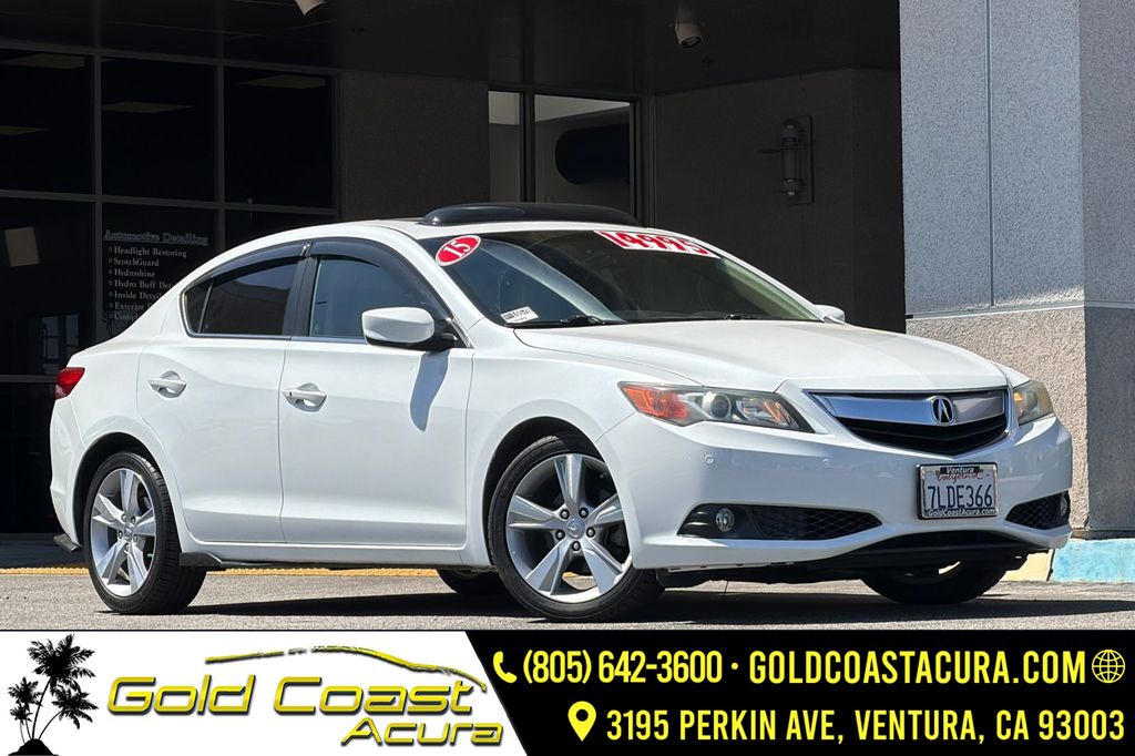 White 2015 Acura ILX Sedan Front-Wheel Drive 5-Speed Automatic