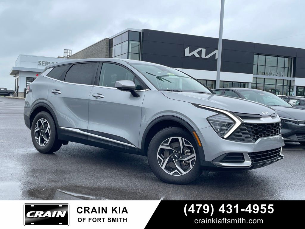 Steel Gray 2024 Kia Sportage SUV / Crossover Front-Wheel Drive 8-Speed Automatic