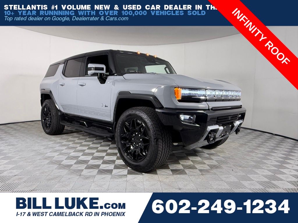 Meteorite Metallic (Gray) 2025 GMC Hummer EV SUV 2X AWD SUV / Crossover All-Wheel Drive 1-Speed Automatic