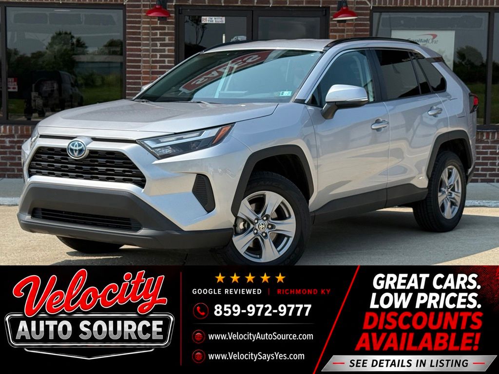 Silver Sky Metallic 2023 Toyota RAV4 Hybrid SUV / Crossover All-Wheel Drive Continuously Variable Transmission