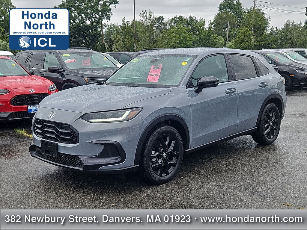 Gray 2024 Honda HR-V SUV / Crossover All-Wheel Drive Continuously Variable Transmission