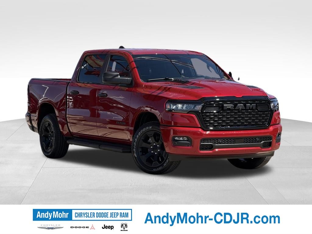 Molten Red Pearlcoat 2026 RAM 1500 Express Crew Cab 4WD Pickup Truck Four-Wheel Drive 8-Speed Automatic