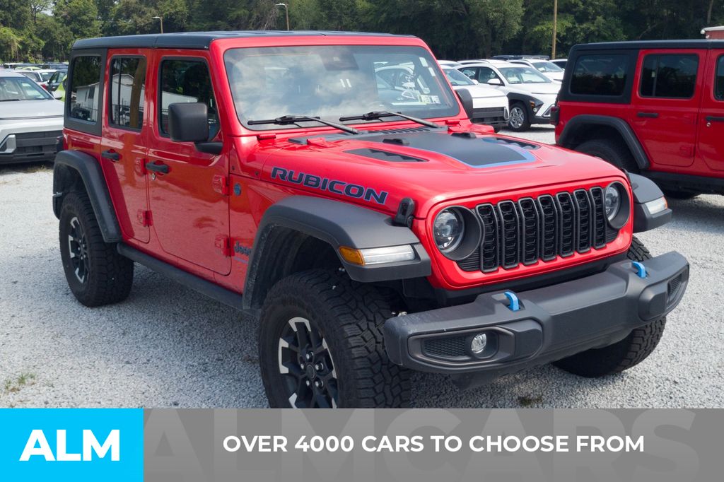 Used 2024 Red Jeep Rubicon 4xe image 2