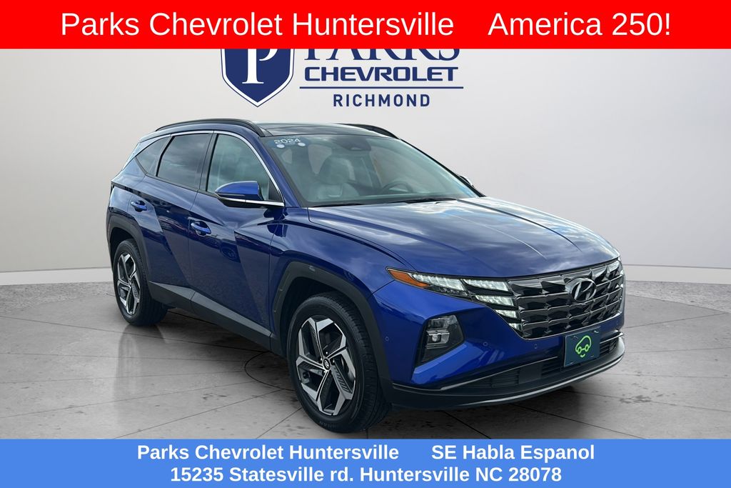 Intense Blue 2024 Hyundai Tucson SUV / Crossover All-Wheel Drive 8-Speed Automatic