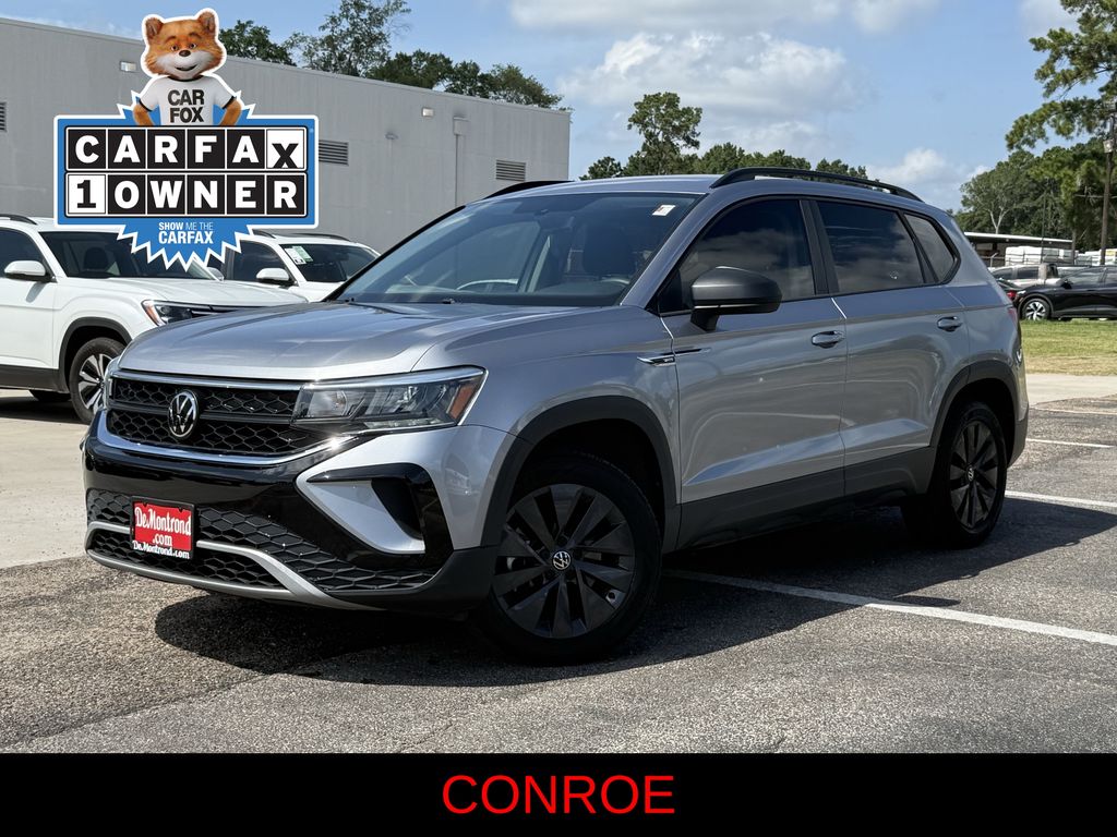 2023 Volkswagen Taos 1.5T S Silver at Classic Elite Chevrolet Sugar Land