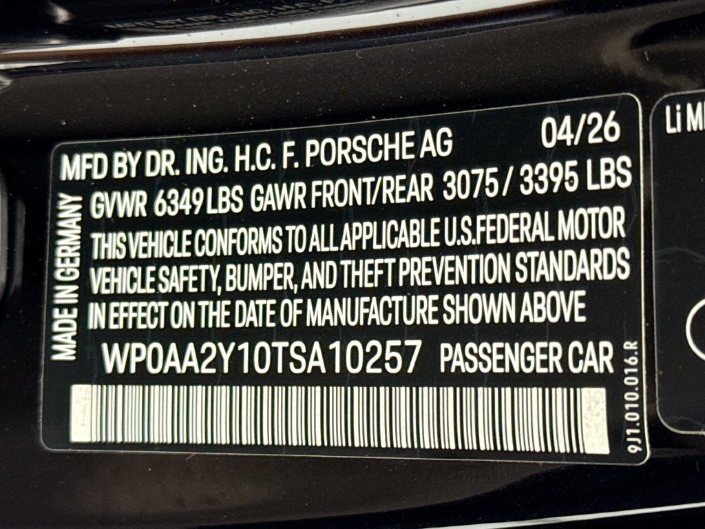 New 2026 Black Porsche  image 35