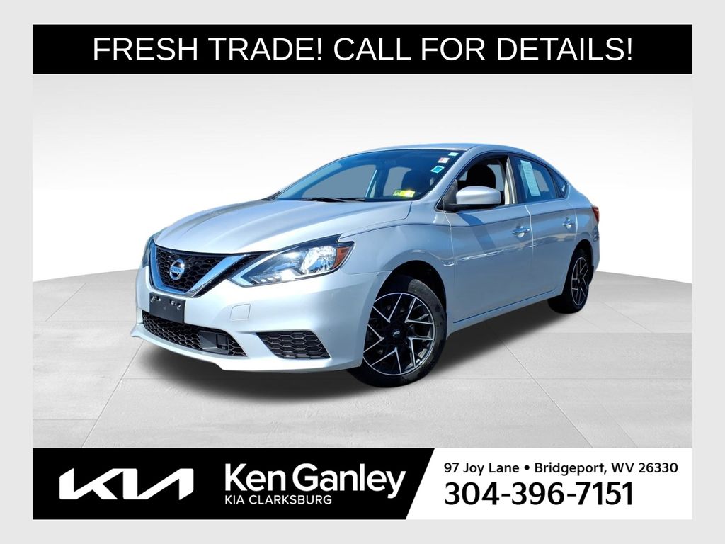 Brilliant Silver Metallic 2019 Nissan Sentra S FWD Sedan Front-Wheel Drive Continuously Variable Transmission