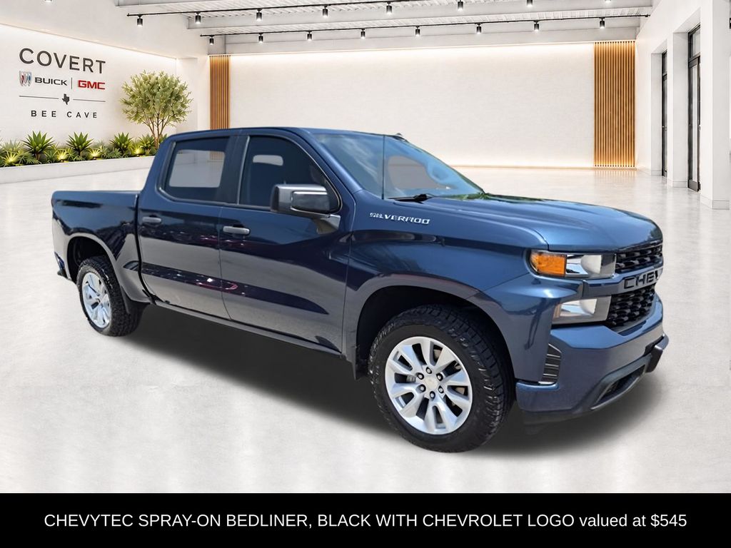 Blue Metallic 2022 Chevrolet Silverado 1500 Pickup Truck 4X2 8-Speed Automatic
