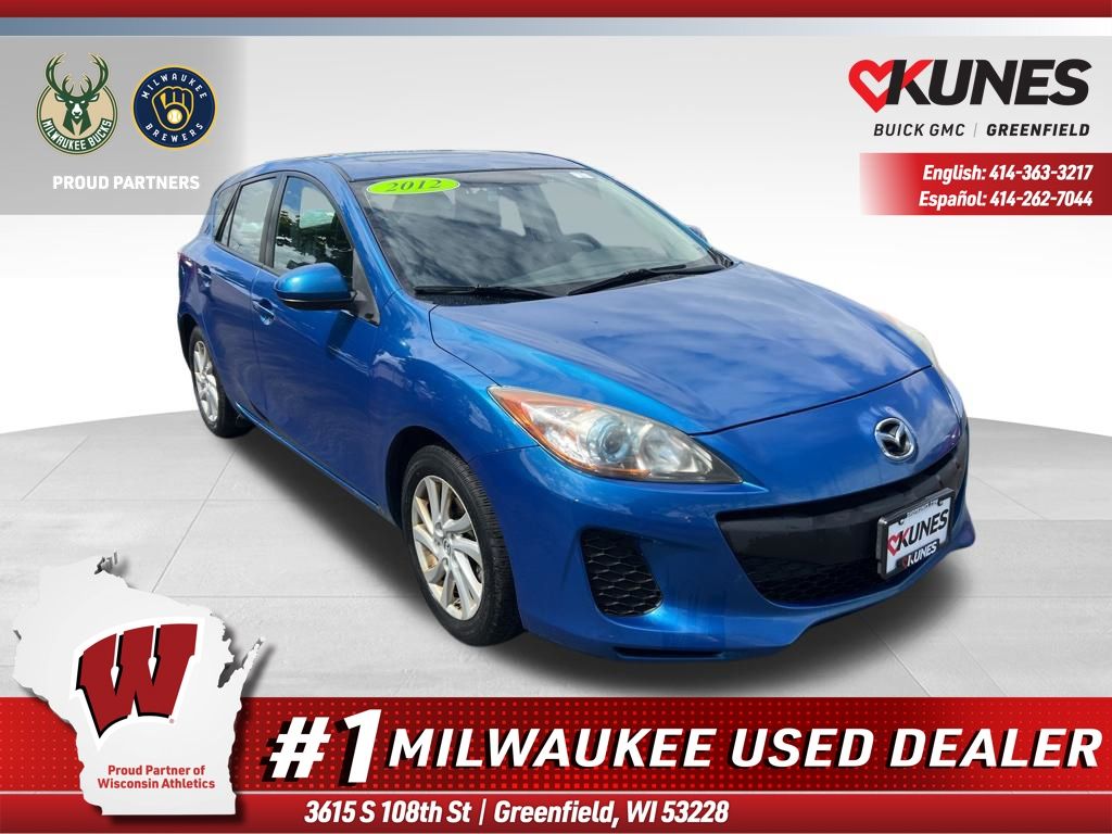 Black Mica 2012 Mazda MAZDA3 i Touring Hatchback Hatchback Front-Wheel Drive 6-Speed Automatic