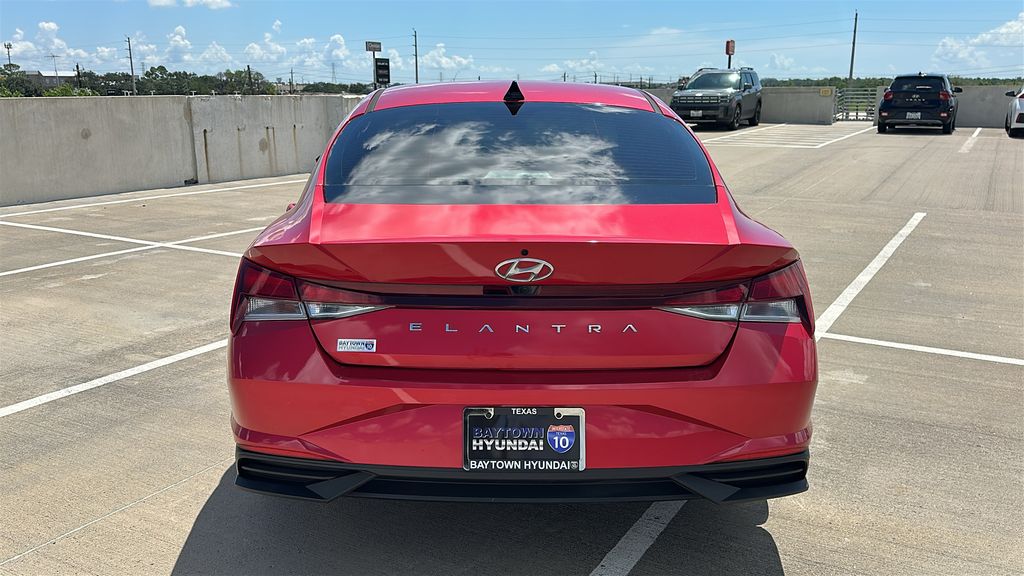 2021 Hyundai Elantra SEL Red at Central Houston Nissan