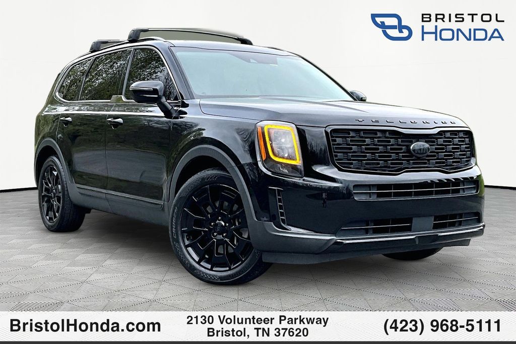 Ebony Black 2021 Kia Telluride EX AWD SUV / Crossover All-Wheel Drive 8-Speed Automatic
