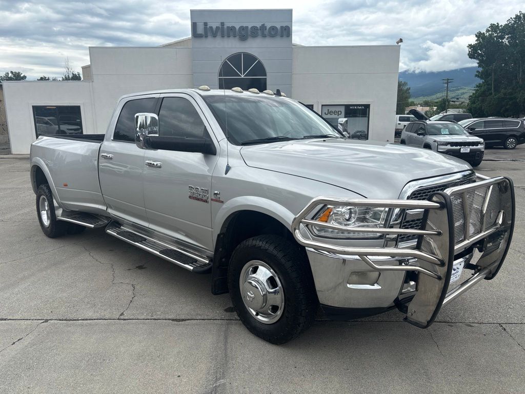 Bright Silver Metallic 2013 RAM 3500 Pickup Truck Four-Wheel Drive 6-Speed Automatic